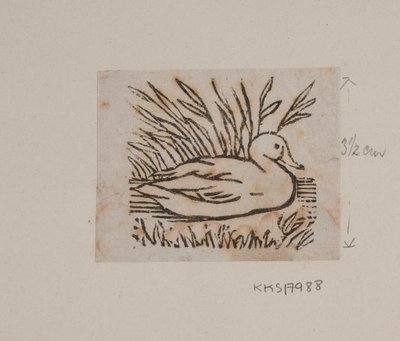 A Duck by Joakim Frederik Skovgaard