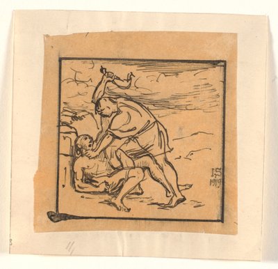 Cain Killing Abel by Joakim Frederik Skovgaard