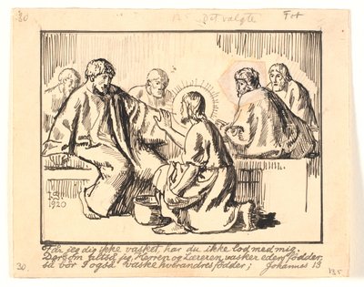 Christ Washing Peter