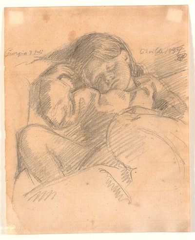Sleeping Child, Georgia by Joakim Frederik Skovgaard