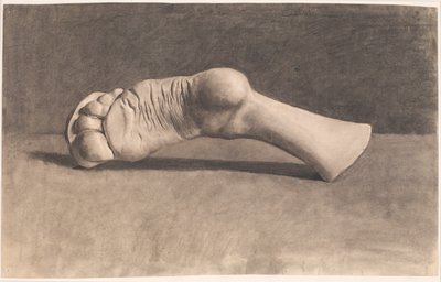 Drawing After Plaster. A Foot by Joakim Frederik Skovgaard