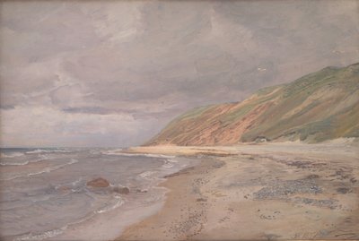 Tisvilde Beach. Gray Weather by Joakim Frederik Skovgaard