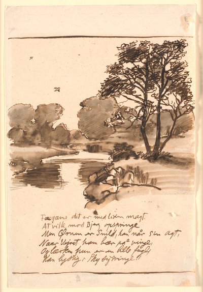 Draft for "The Stream" by Joakim Frederik Skovgaard