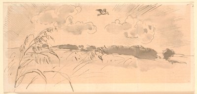 Draft for "The Lark" by Joakim Frederik Skovgaard