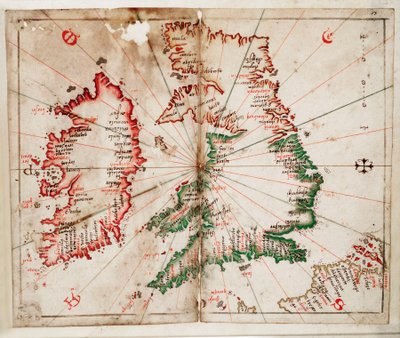 Britain and Ireland, c.1550 by Joan Martines