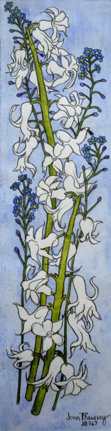 Hyacinths and Forget-me-nots by Joan Thewsey