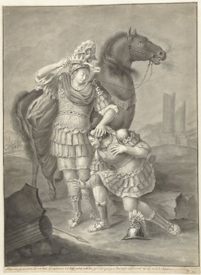 Alexander and Lysimachus by Joannis Jacobus Bijlaert