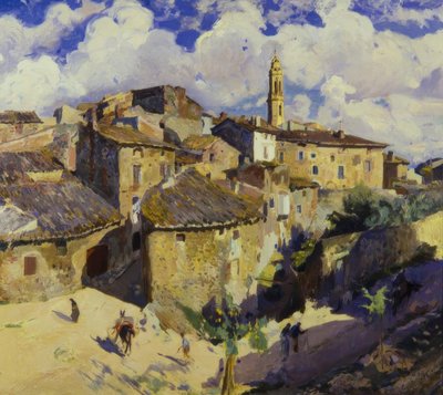 The Village of Hazelnut Trees by Joaquim Mir i Trinxet