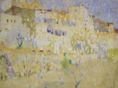 Almond Blossoms by Joaquim Mir i Trinxet