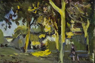 Square with Trees by Joaquim Mir i Trinxet