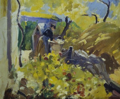 Washerwomen by Joaquim Mir i Trinxet