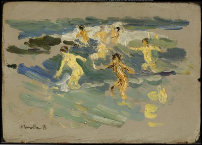 Beach at Valencia by Joaquín Sorolla
