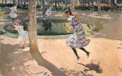 Skipping Rope, La Granja by Joaquin Sorolla y Bastida