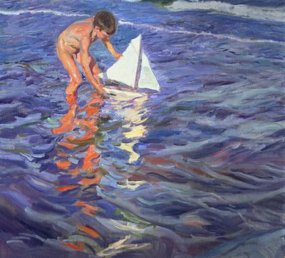 The Young Yachtsman by Joaquin Sorolla y Bastida