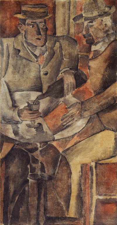 Cafe Gathering, c.1926 by Joaquín Torres García