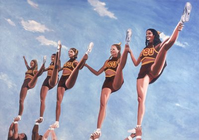 Florida State Cheerleaders by Joe Heaps Nelson