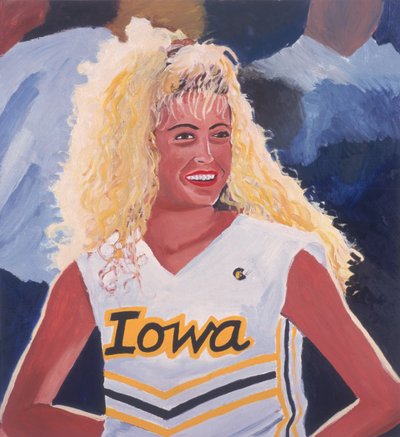 Iowa Cheerleader by Joe Heaps Nelson