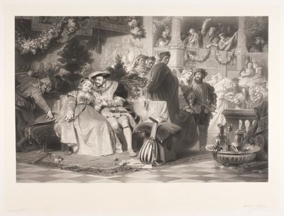 Henry VIII and Anne Boleyn by Joel Ballin