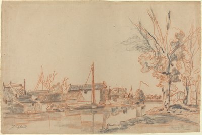 Canal Banks by Johan Barthold Jongkind