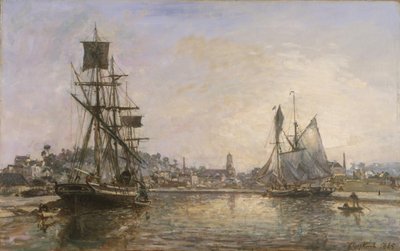 Honfleur, 1865 by Johan Barthold Jongkind