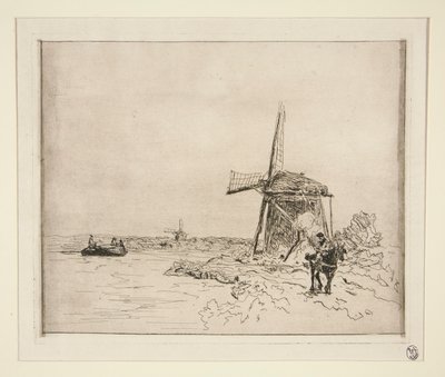 The Towpath by Johan Barthold Jongkind