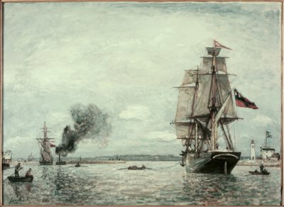 Marine by Johan Barthold Jongkind