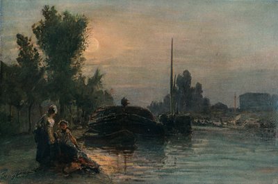 Moonlight, c1870 by Johan Barthold Jongkind