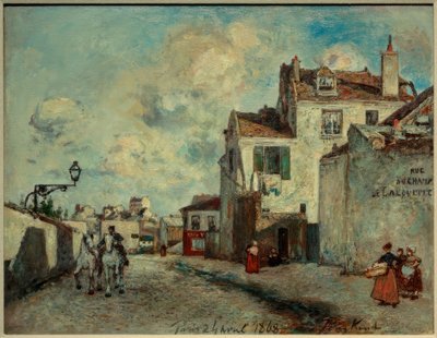 Rue du Champ-de-l’Alouette by Johan Barthold Jongkind