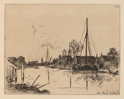 The Canal by Johan Barthold Jongkind