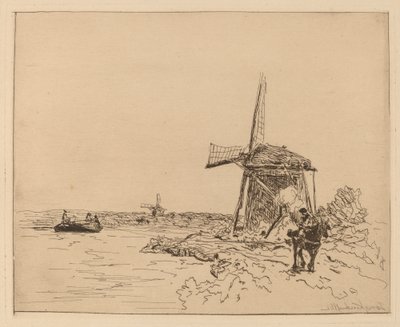 The Towpath by Johan Barthold Jongkind