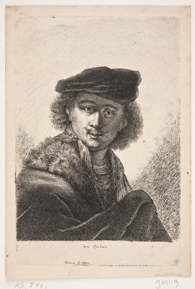 Rembrandt, Bust Portrait by Johan Bülow