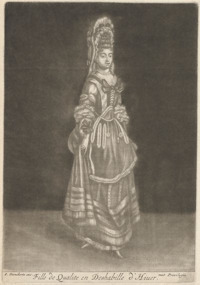 Quality Girl in Winter Undress by Johan Danckerts