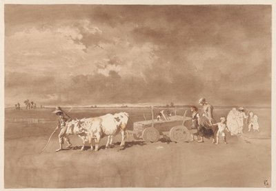 Funeral in the Campagna by Johan Daniël Koelman
