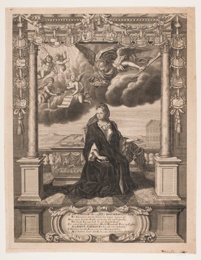 Birgitte Rosenkrantz, née Skeel by Johan Friedlein