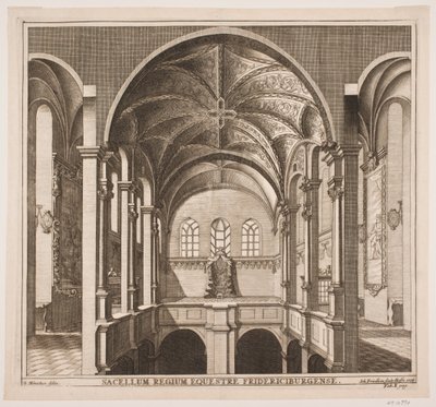 The Upper Gallery in Frederiksborg Castle Church by Johan Friedlein