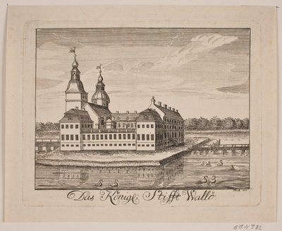 Vallø Castle by Johan Herman Thiele