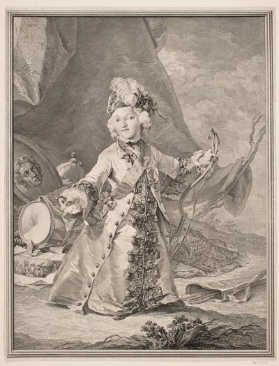Christian VII as a Child by Johan Martin Preisler