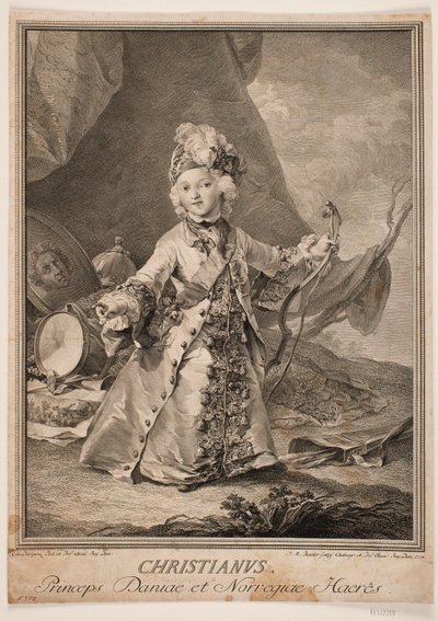 Christian VII as a Child by Johan Martin Preisler