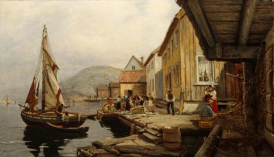 Landscape from Svinør by Johan Nielssen