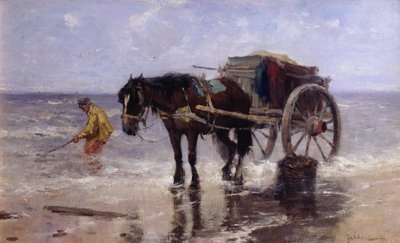 The Clam Gatherer by Johan Scherrewitz
