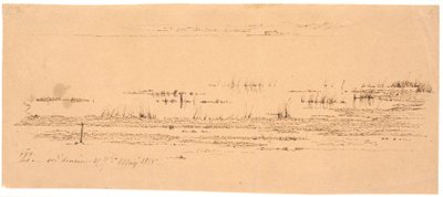 Foreground Study of a Lakeshore by Johan Thomas Lundbye