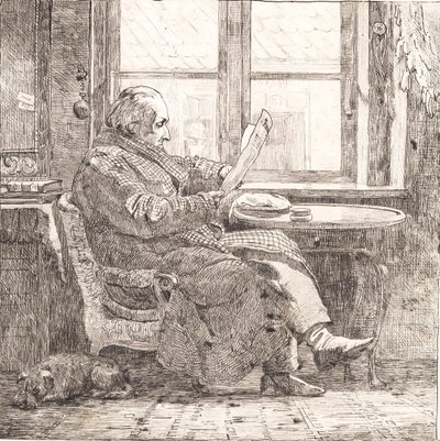 Justitsråd Emanuel Bonnevie by Johan Thomas Lundbye