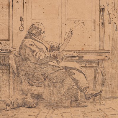 Justice Councilor Emanuel Bonnevie by Johan Thomas Lundbye