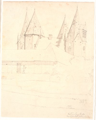 Kalundborg Church by Johan Thomas Lundbye