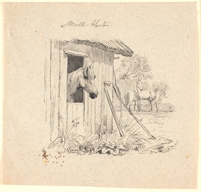 The Mill Horse by Johan Thomas Lundbye