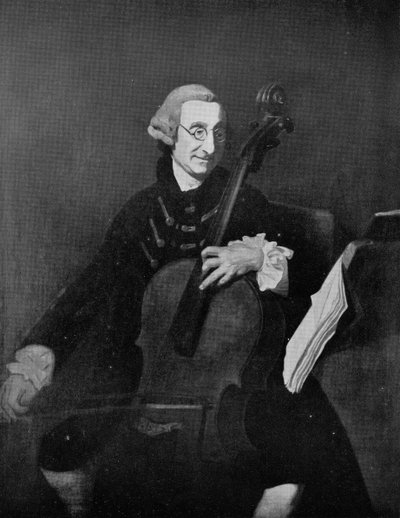 Giacomo Cervetto, Italian Cellist by Johan Zoffany