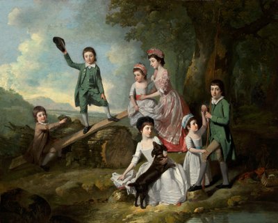 The Lavie Children, c. 1770 by Johan Zoffany