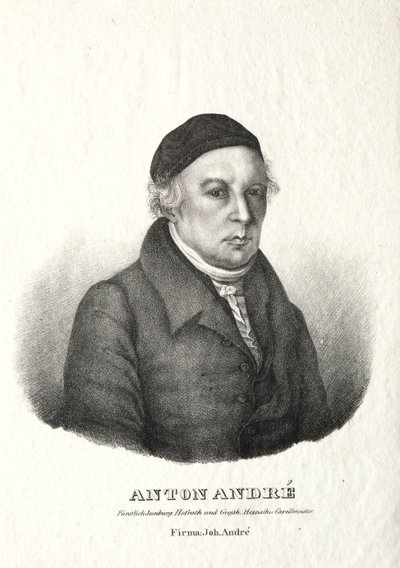 Portrait of Anton André by Johann André