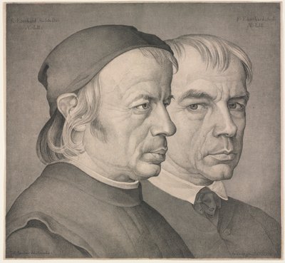 The Brothers Eberhard by Johann Anton Ramboux