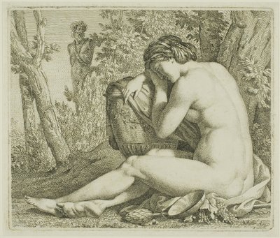 Resting Bacchante by Johann August Nahl II
